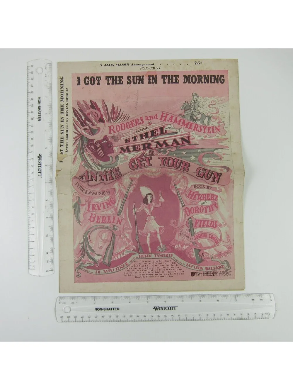 Sheet Music I Got The Sun In The Morning Annie Get Your Gun Irving Berlin 1946